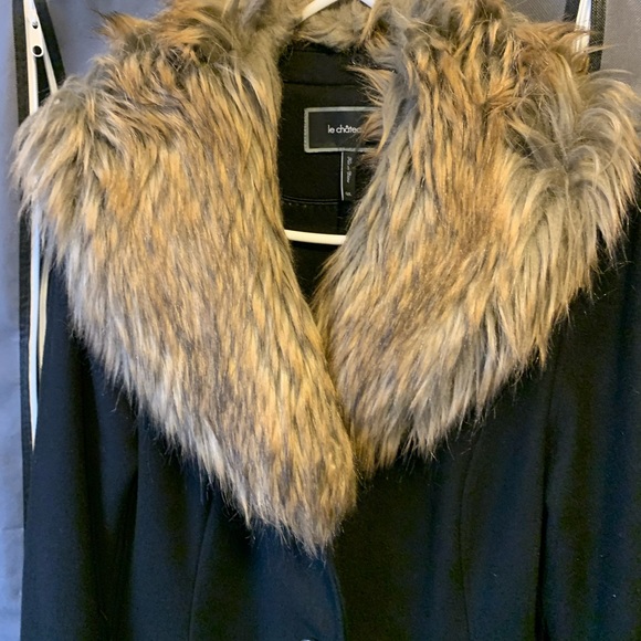 Le château coat with faux fur removable - Picture 5 of 9